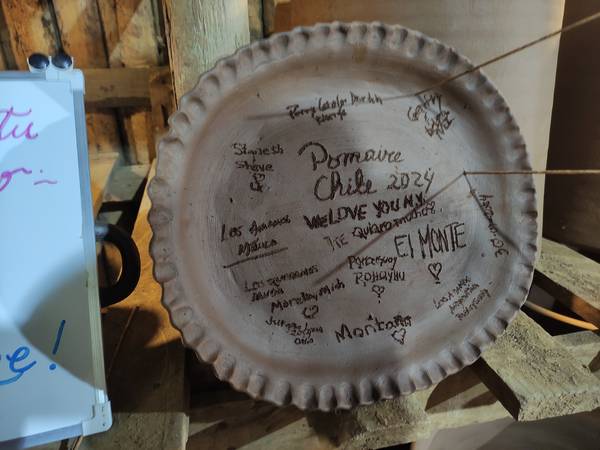 Piezas de greda artesanal hechas a mano en Pomaire